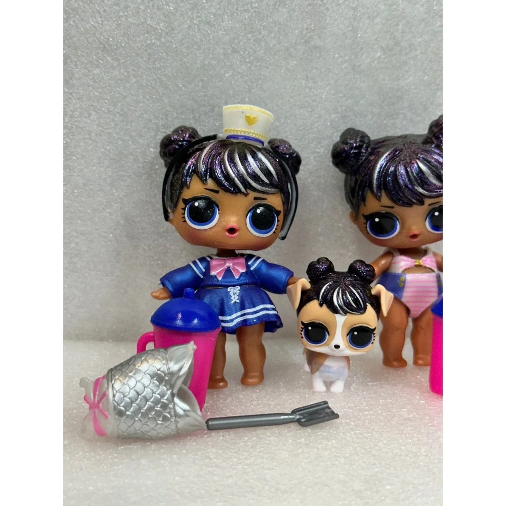 LOL Surprise Dolls 2 Big Sisters 2 Pets Lil Sisters‎ Blue Sailor Outfit Pink